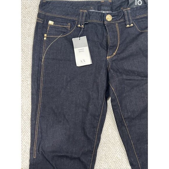 Armani Exchange Jeans Size 10 J11 Skinny Leg Low Rise NEW NWT - Picture 2 of 10